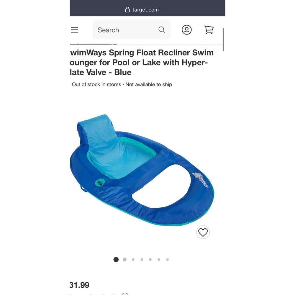 Bundled SET of 4qty Swimways Spring Float Recliner Swim Lounger for Pool